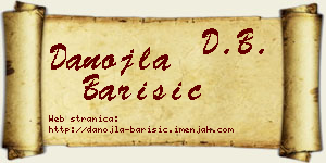 Danojla Barišić vizit kartica